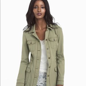 WHBM Green Military Field Jacket